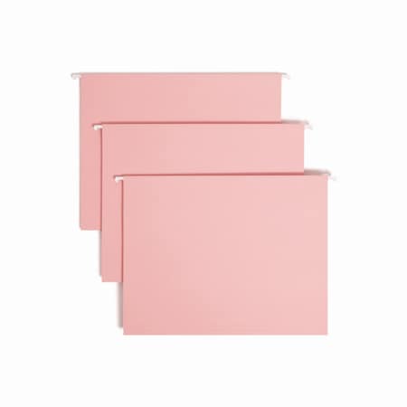 Smead Hanging File Folder, Pink, PK25 64066